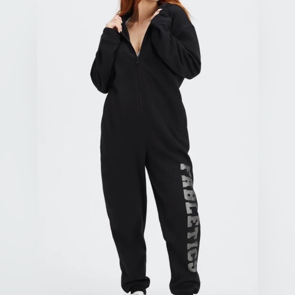 Fabletics- Forever Fleece Hooded Onesie - Picture 2 of 3